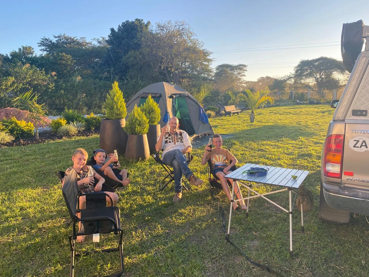 Evening in the gardens